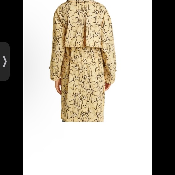FRAME Python print hooded coat. Women XS - Picture 3 of 6